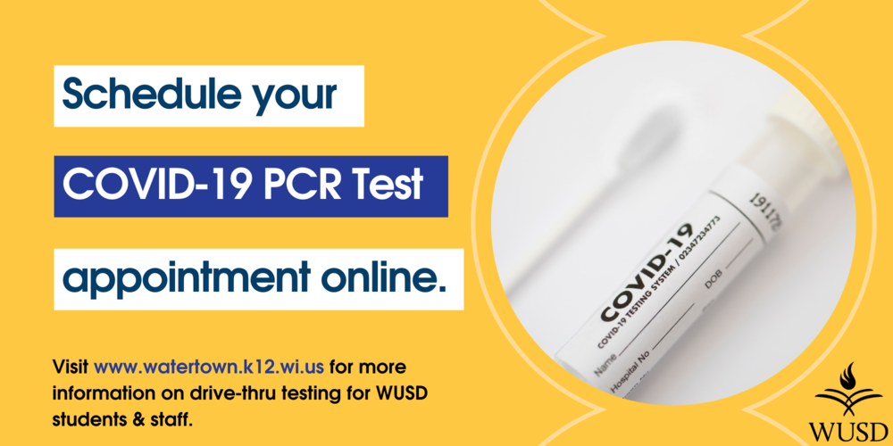 WUSD Free COVID 19 PCR Testing For Students And Staff Watertown 4 Kids