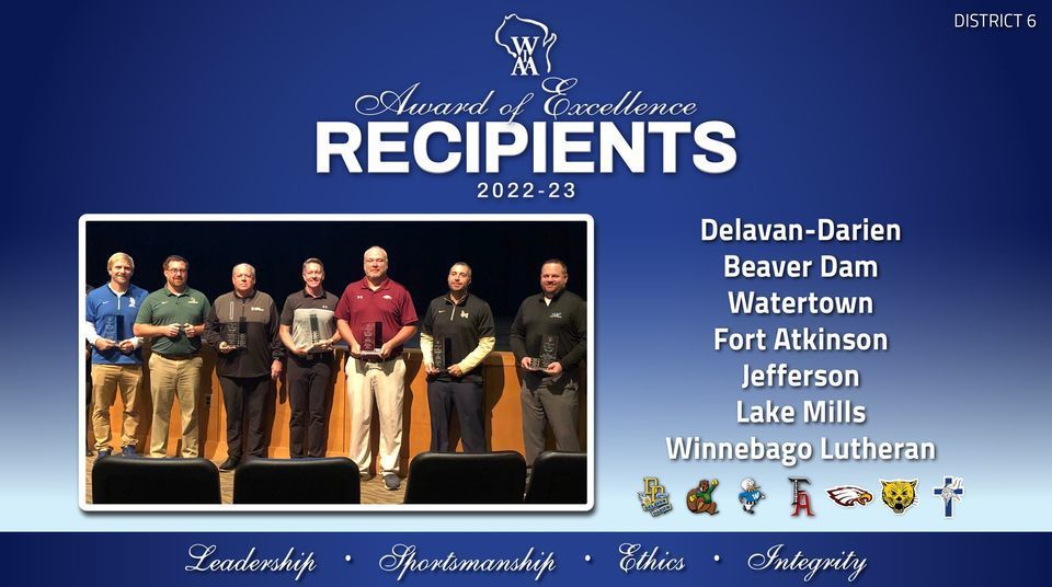Award of Excellence Recipients