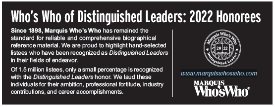 Who's Who of Distinguished Leaders
