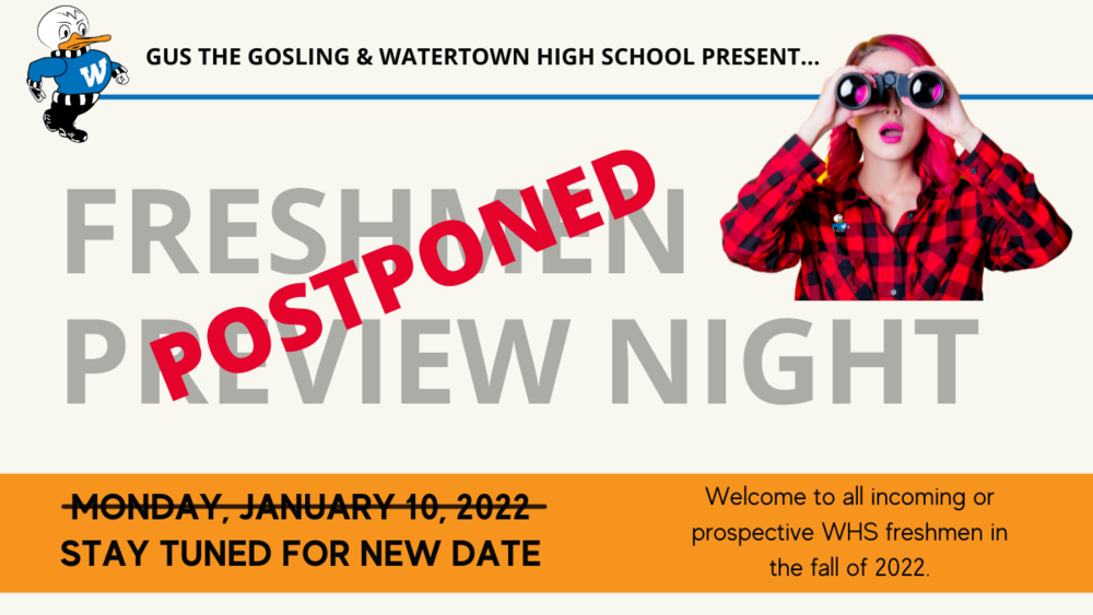 Freshmen Preview Night Postponed