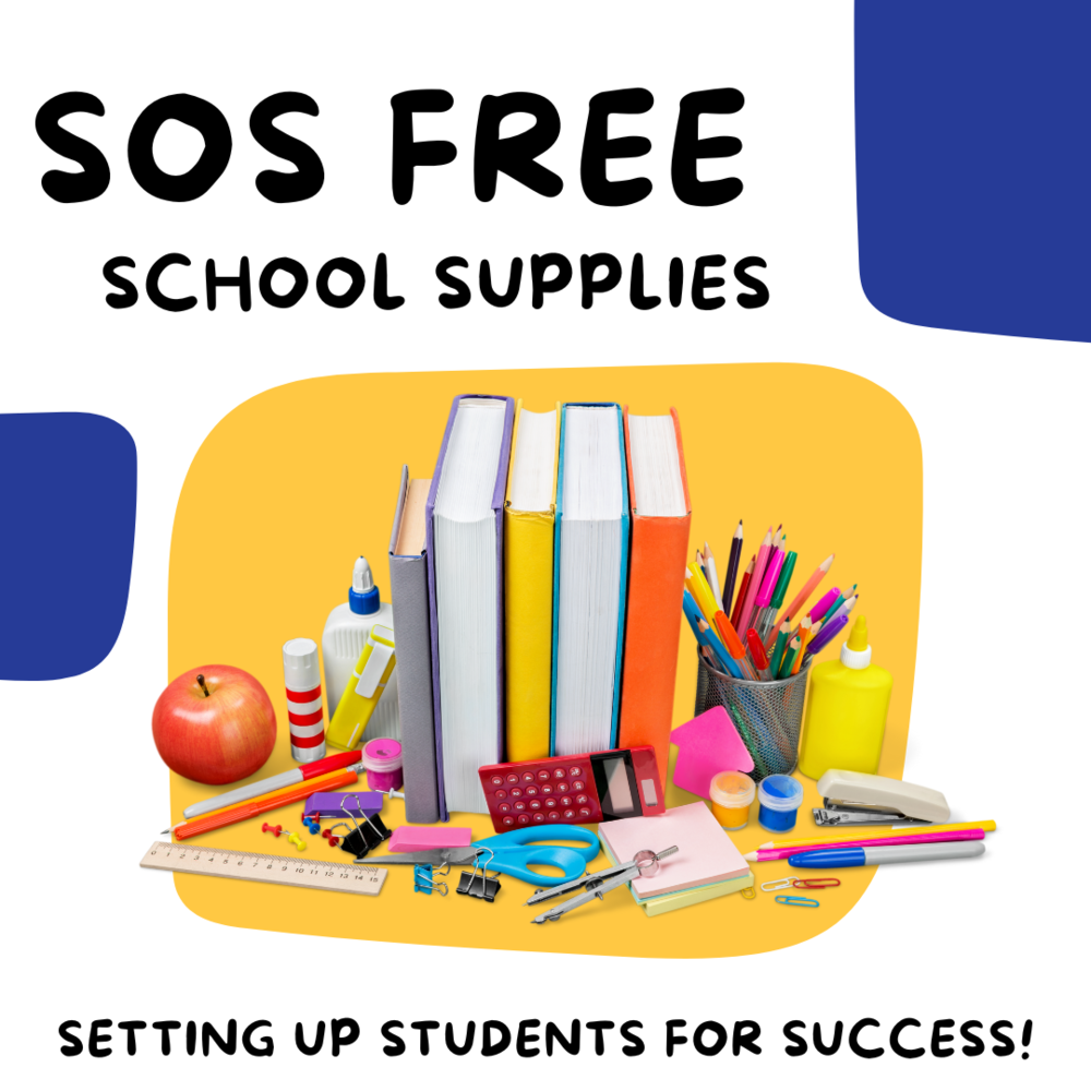 SOS Free School Supplies Schurz Elementary School