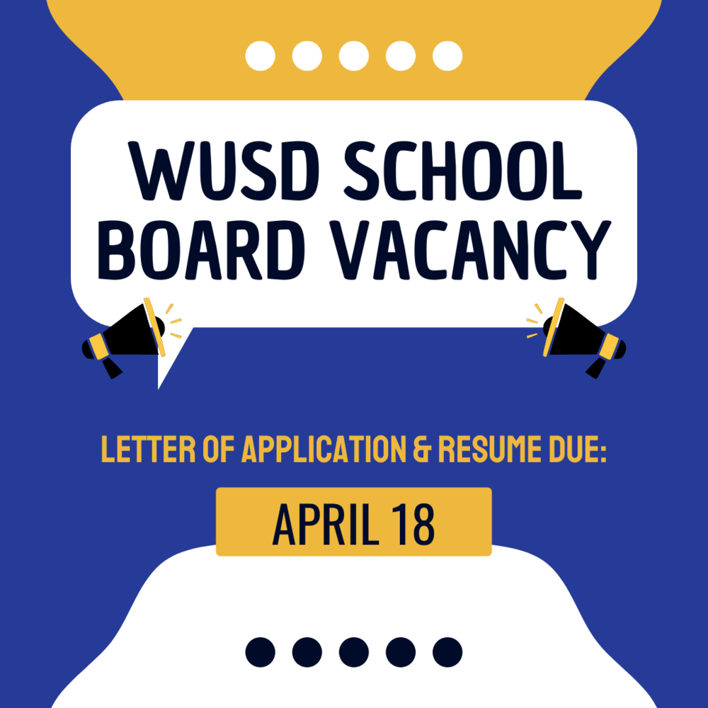 WUSD School Board Vacancy