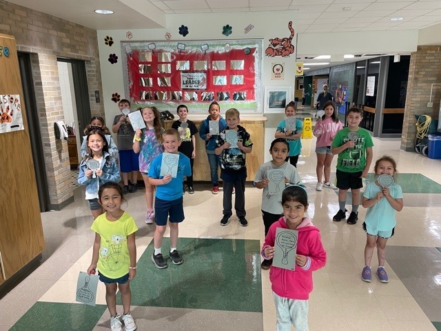 Students standing with their Mirror Awards