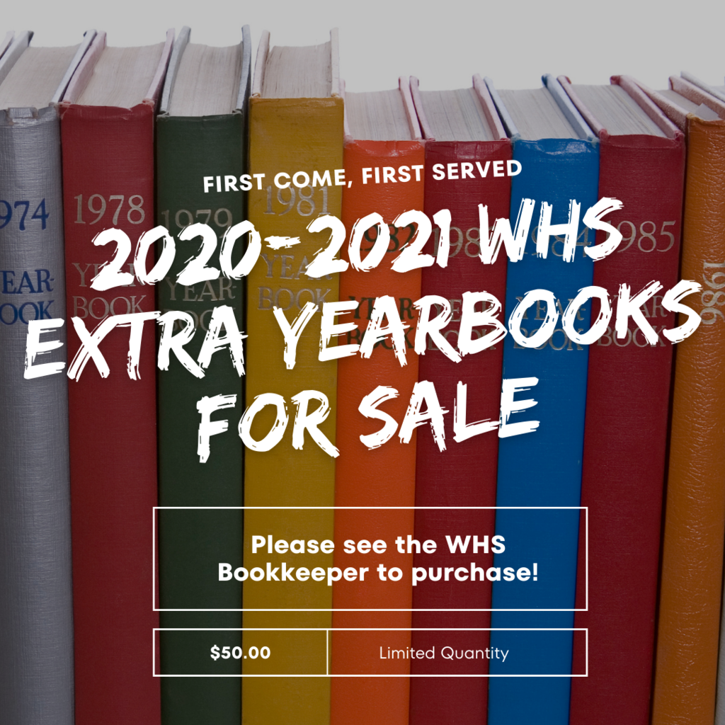 WHS Yearbook Sale
