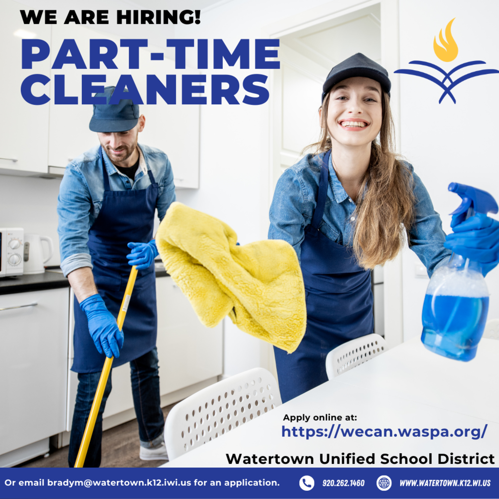 WUSD Now Hiring Cleaners Ad