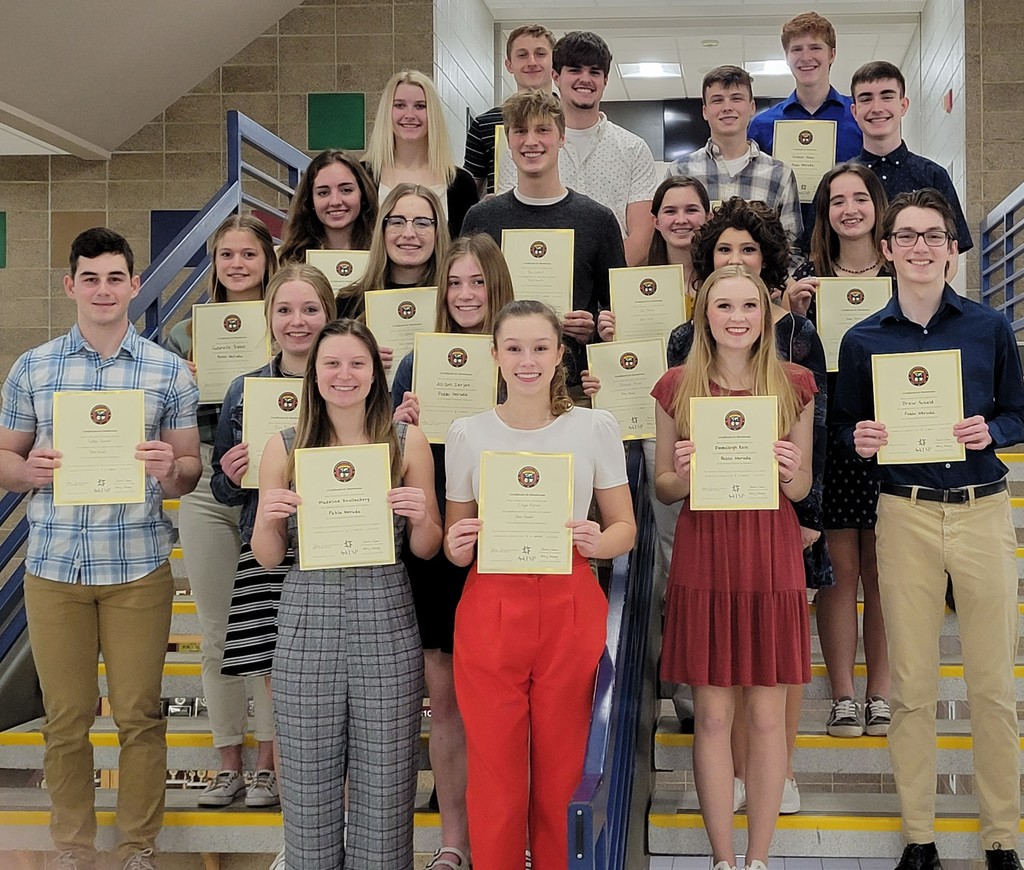 Spanish Honor Society Students
