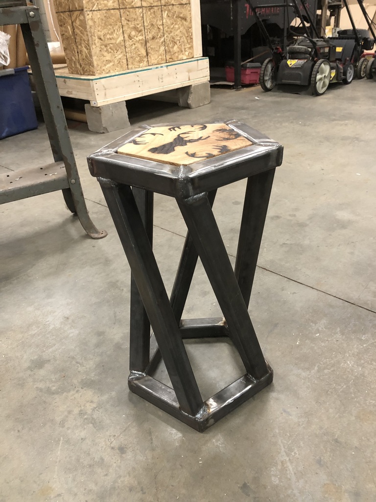 Welded stool