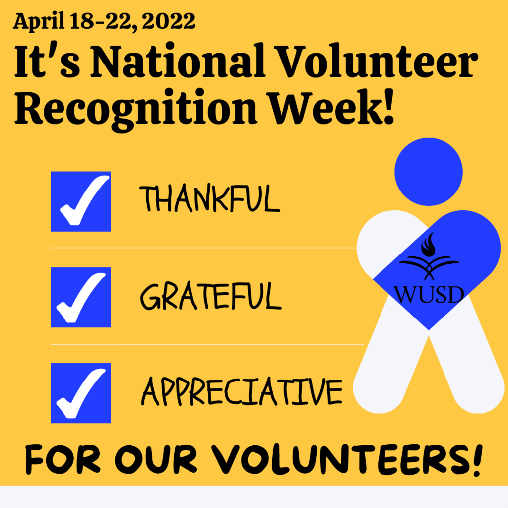 National Volunteer Recognition Week!