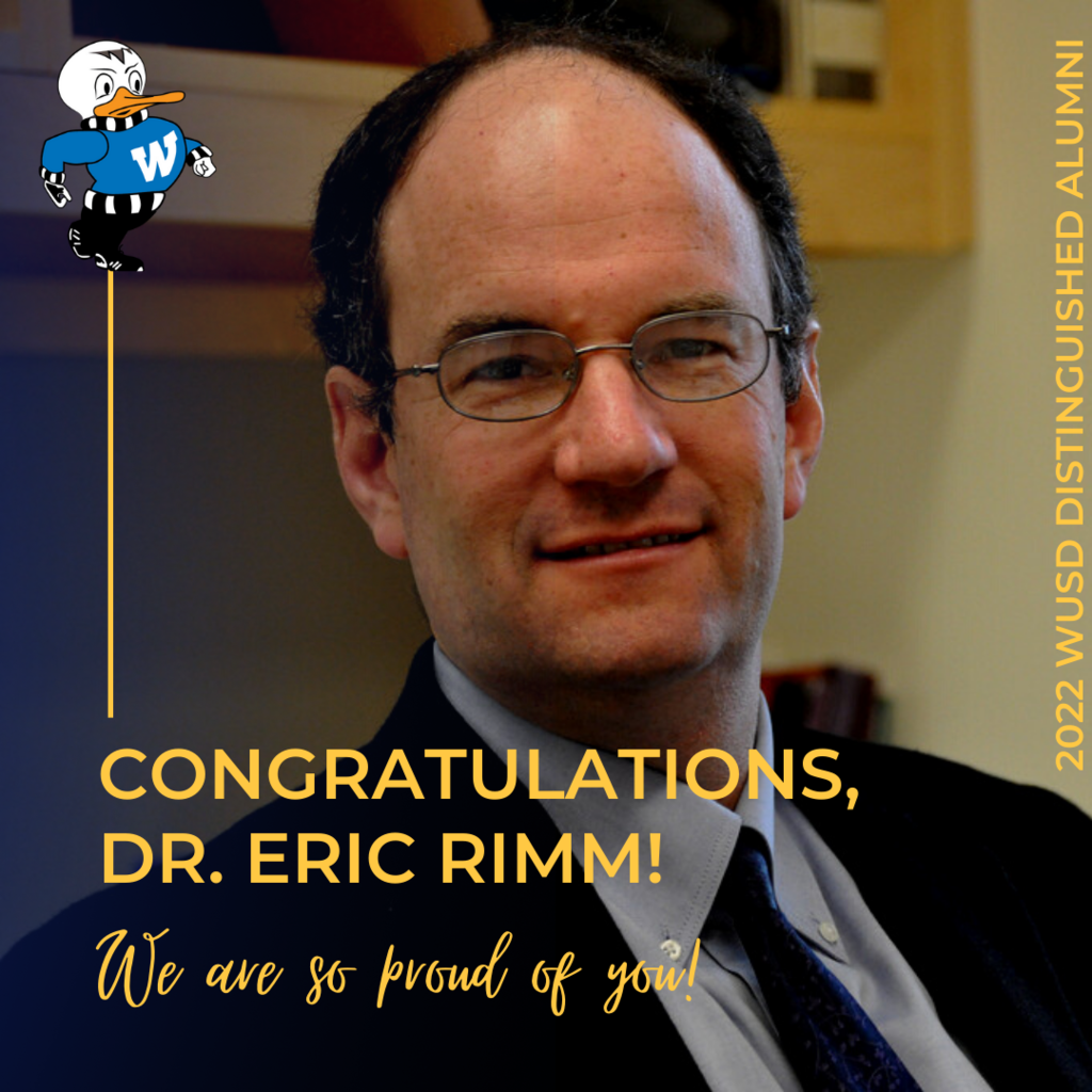 Congratulations, Dr. Rimm!