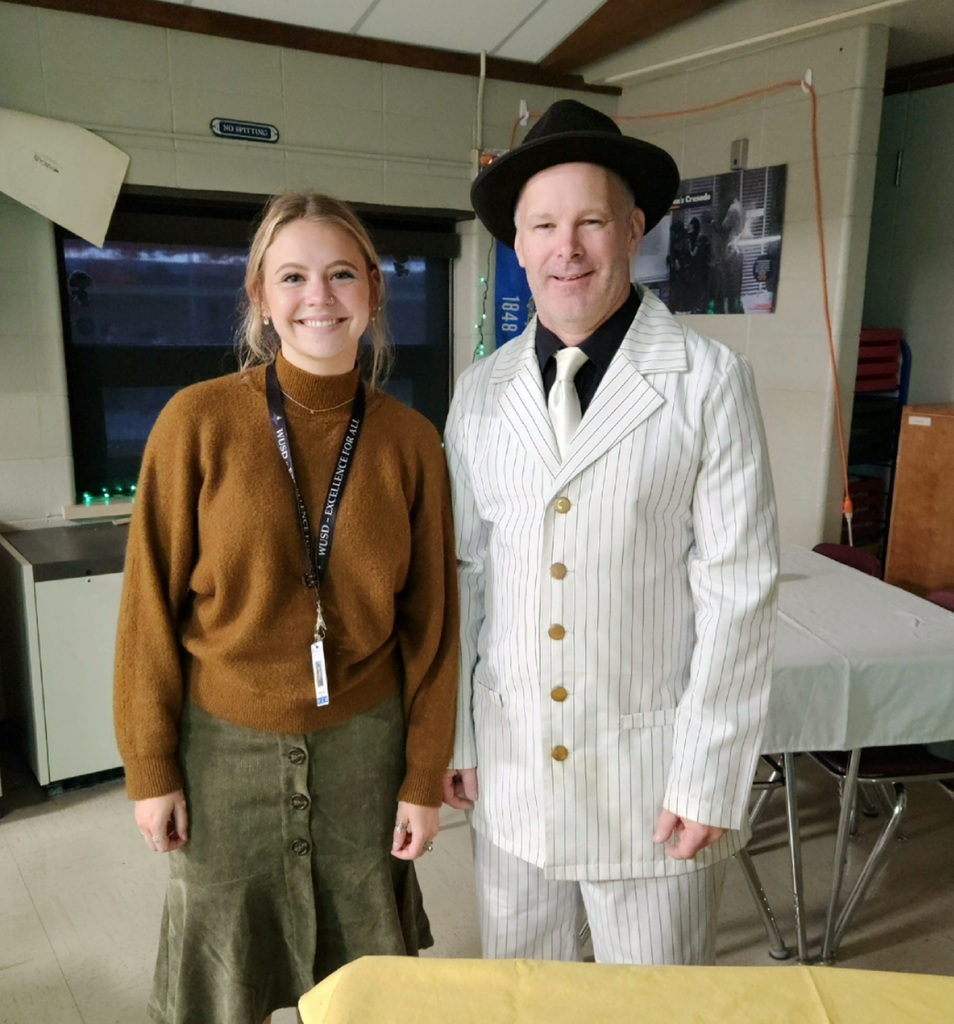 Staff dressed up in 20's clothing